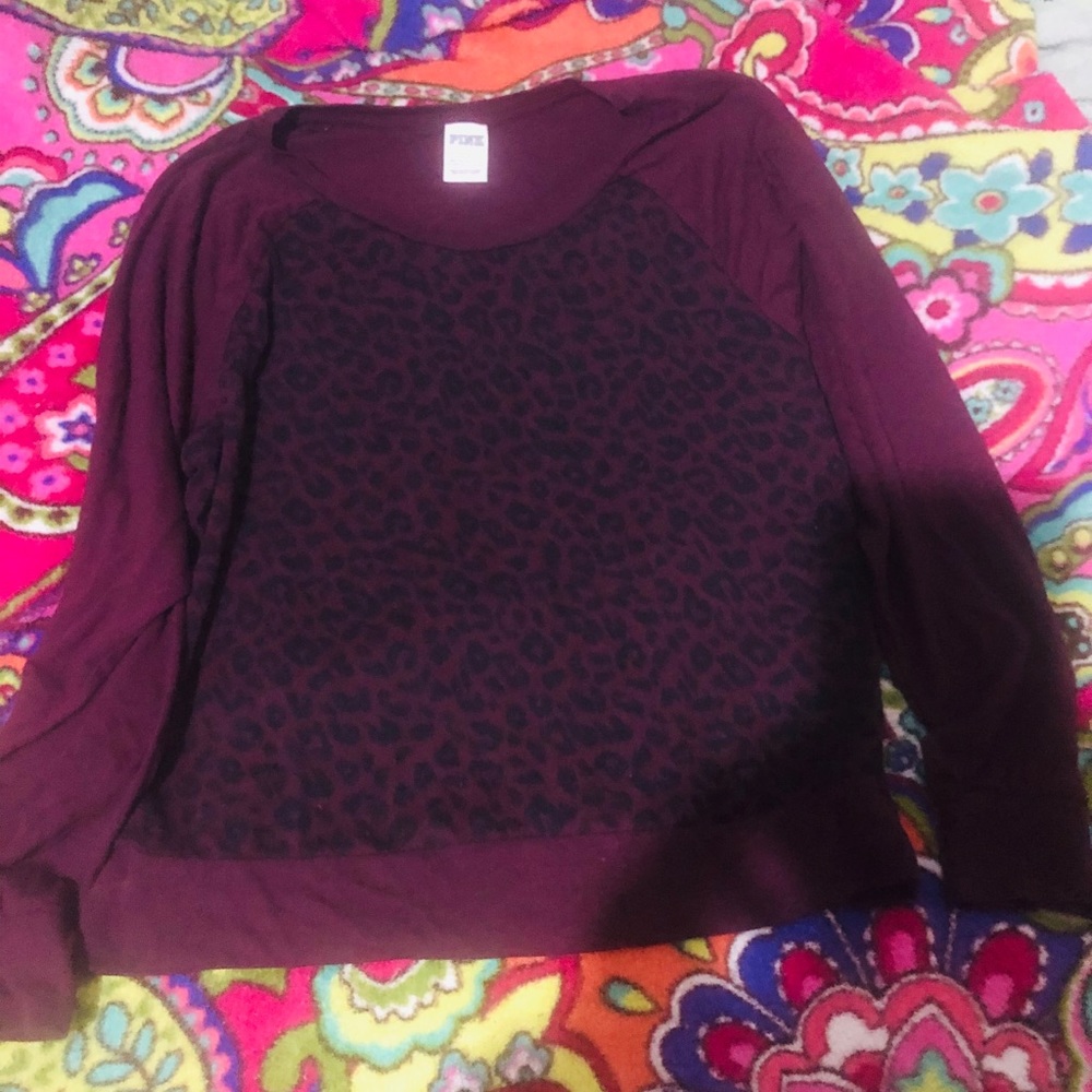 Pink long sleeve shirt